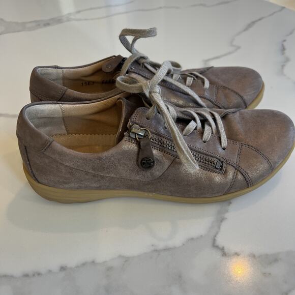 HARTJES XS Casual Shoes Suede Lace Up Zip Shoes Sneakers Womens US 8 UK 5.5